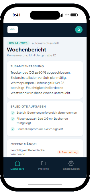 PROSERV-O App – KI-Wochenbericht